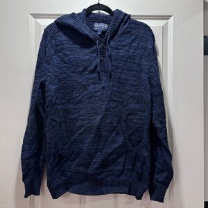 American Rag Men's Blue Sweater Hoodie, Size XL